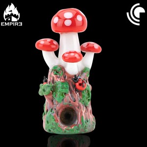 Empire Glassworks - Mushroom Stack Dry Pipe [2572]*